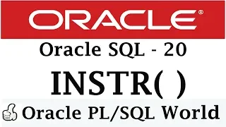 INSTR in Oracle INSTRING in Oracle Character Manipulation Oracle Tutorial for Beginners