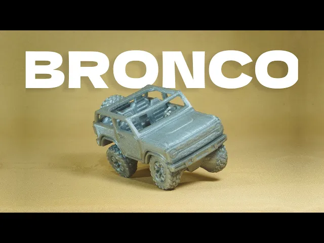Ford Bronco - Print in place video thumbnail