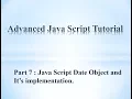 Date and time formats in javascript