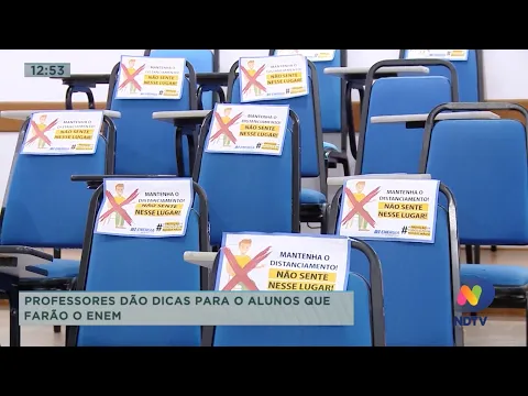 Professores dão dicas para o alunos que farão ENEM