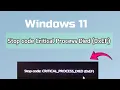 How to fix Stop code Critical Process Died 0xEF in Windows 11