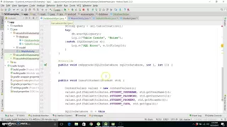 SQLite DB Part 2 SQLIte DB Data insertion
