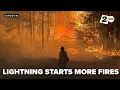 More thunderstorms start more wildfires across Oregon