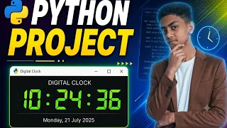 Python Projects Build a Digital Clock GUI Using Tkinter Beginner Friendly