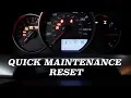 2016 toyota rav 4 maintenance light reset
