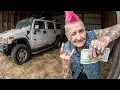 70 Year Old Punk Granny Paid Me to Restore Her Hummer H2! BEST BARN FINDING EVER (FULL RESTORATION)
