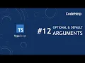 TypeScript Using Optional And Default Arguments in Functions