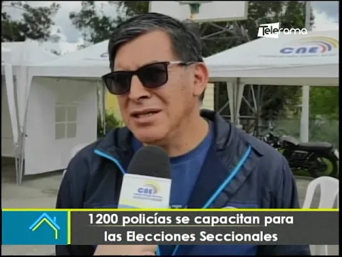 1200 policías se capacitan para las elecciones seccionales