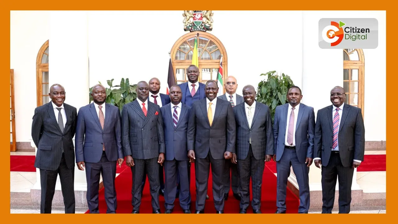 President Ruto holds a consultative meeting with MPs from Nyanza at State House, Nairobi