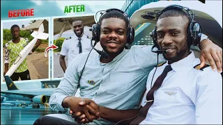 I SPONSORED HIS DREAM TO BECOME A PILOT