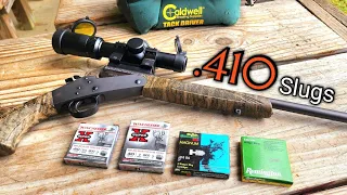 410 Slug Accuracy Test Winchester Remington Brenneke