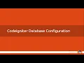 07 - Codeigniter Basic Concepts Database Configuration Malayalam