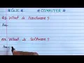 what is hardware what is software what is hardware and software in computer