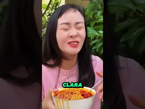 She Was NOT Ready for Those Noodles