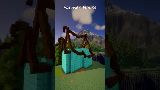 بناء بيت مزارع في ماين كرافت Shorts  بناء بيت مزارع في ماين كرافت Shorts