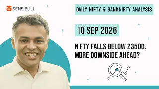 NIFTY & BANK NIFTY Analysis for Tomorrow | Stock Market Outlook | 10 September 2026, Thursday