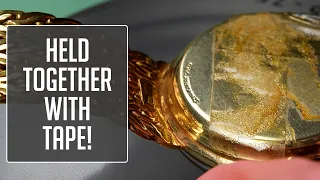 This 14K Gold Universal Genève Was Held Together With Scotch Tape!
