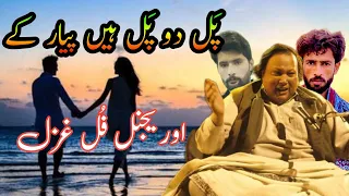 pal do pal haen pyar k nusrat fateh ali new videos uplode a hafiz nasir fjs is graet gazal