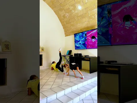 Can They Do This Pose? #challenge #game #sisters
