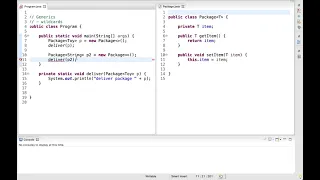 Java Tutorial Generics with a Wildcard