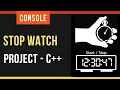 Stop Watch Project in C for Beginners Easy Console Games Coding Tutorial