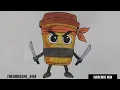 Download Lagu How to draw cappuccino assassino|Italian brainrot|Cappuccino assassino drawing easy