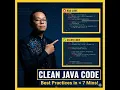 Learn Best Practices Programming Style in Less Than 7 Mins Write Clean and Pro Java Code