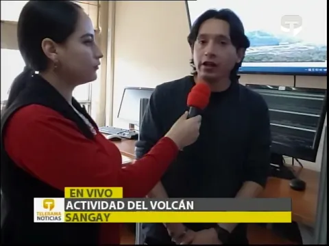 Actividad del volcán Sangay