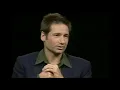 David Duchovny on The Charlie Rose Show June 18 1998