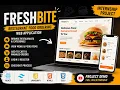 FreshBite - Restaurant Food Ordering Web Application Internship Project
