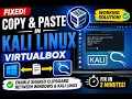 kali Linux copy paste fix