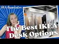 The Best IKEA Desk Options Craft Room Organization IKEA Hacks