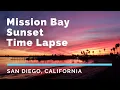 Sunset Time Lapse Over Mission Bay San Diego