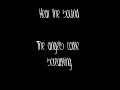 Heaven Help Us - My Chemical Romance [Lyrics]