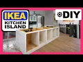 Build a Kitchen Island Yourself IKEA Cabinets DIY Step-by-Step