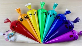 Making Glossy Slime With Funny Piping Bags | Satisfying Slime ASMR