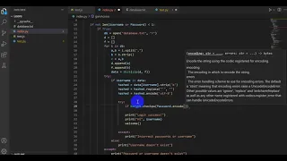 Python Login System 2 Password Encryption