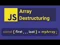 How to Assign Array ELEMENTS to variables like a PRO