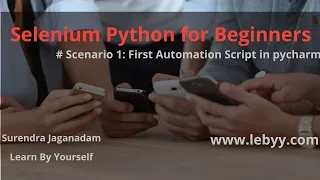 First Automation Script in PYCHARM Selenium Python for Beginners