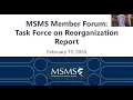 Reorganization Forum Recording Feb 10 2026