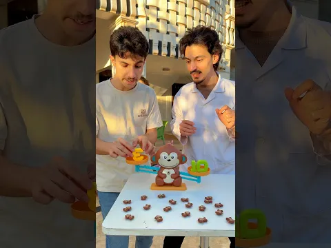حط الرقم المشابه على ميزان القرد 😱 وصدمة !!!