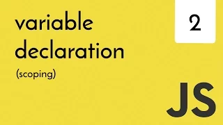 JavaScript - variable declaration scope