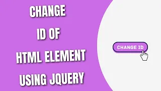 Change id of HTML Element using jQuery HowToCodeSchool com