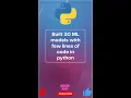 build 30 ML models in one shot with python lazypredict library