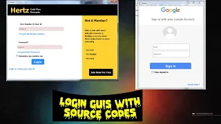 Login Form Created With Pyqt5