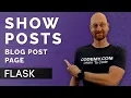 Show Blog Posts Page - Flask Fridays