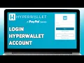 Hyperwallet Account Login Guide 2023 Hyperwallet Sign In
