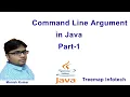 Command Line Arguments in Java Hindi How to Pass Arguments Lec 5A