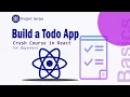 Build A Todo App With REACT React Project Deploy in Github for freeTutorial