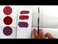 How to make Dark red color Acrylic color mixing Aayushiiart